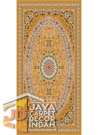 Karpet Permadani Solomon 700 Reeds Lajevardi Yellow 3615 ukuran 100x150, 150x225, 200x300, 250x350, 300x400